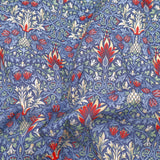 William Morris Cotton Blend for Sewing & Craft Fabric - Snakeshead Blue