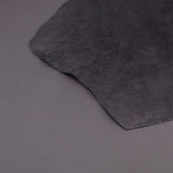 Genuine 100% Real Animal Side Cow Hide Leather for Bag Making Boots Upholstery - Black Matt Semi Grain 1/171
