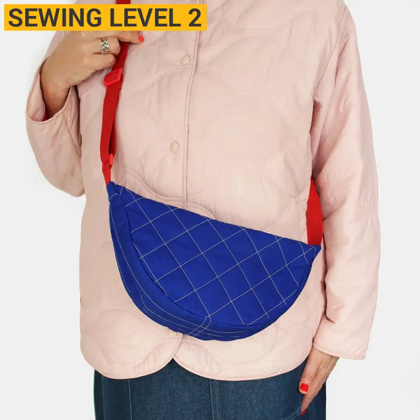 One Day Sewing Workshop - Cross-Body Quilted Zipped Bag by Sew Girl Level 2