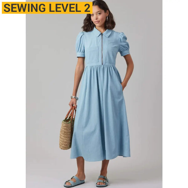 One Day Workshop Autumn Dress M8553 Sewing Level 2