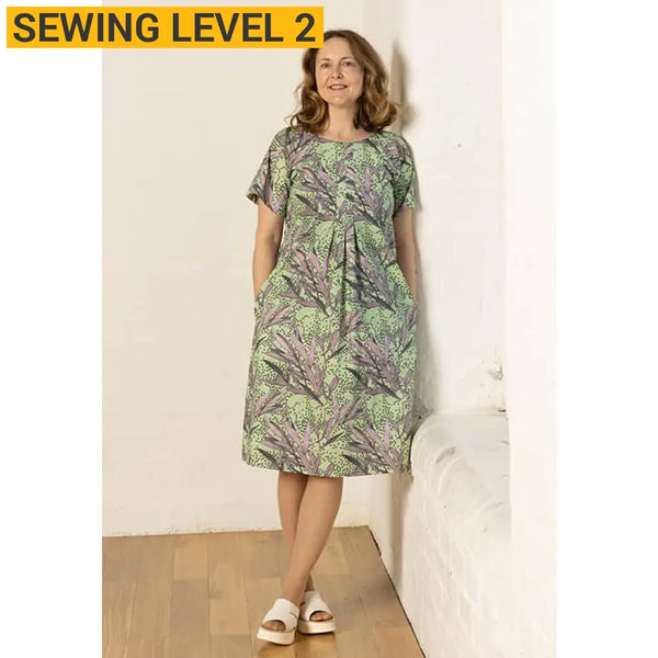 Triple Tuck Smock Sewing Pattern Sew Different Dress Project Clothing Dressmaking New Fabric By Sew Different