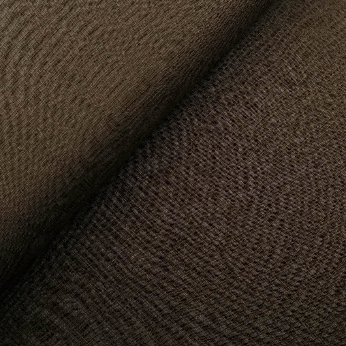 soft washed pure flax linen 8oz dressmaking fabric Mocha