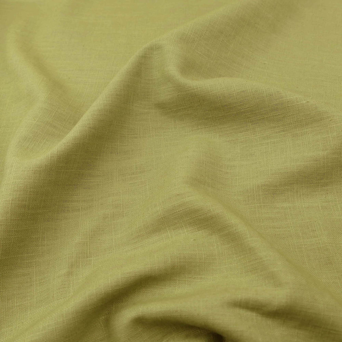 soft washed pure flax linen 8oz dressmaking fabric Pear