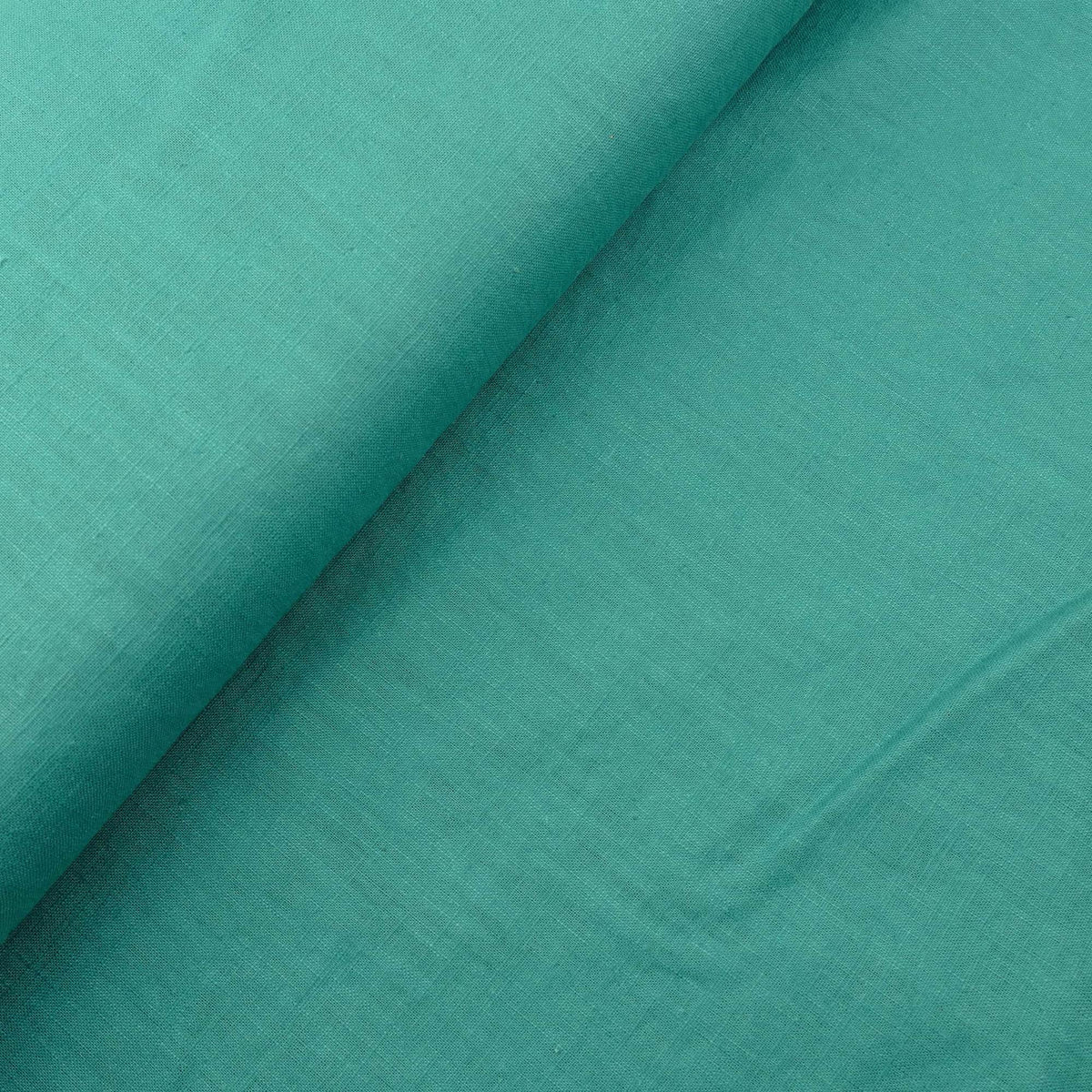 soft washed pure flax linen 8oz dressmaking fabric Petrol