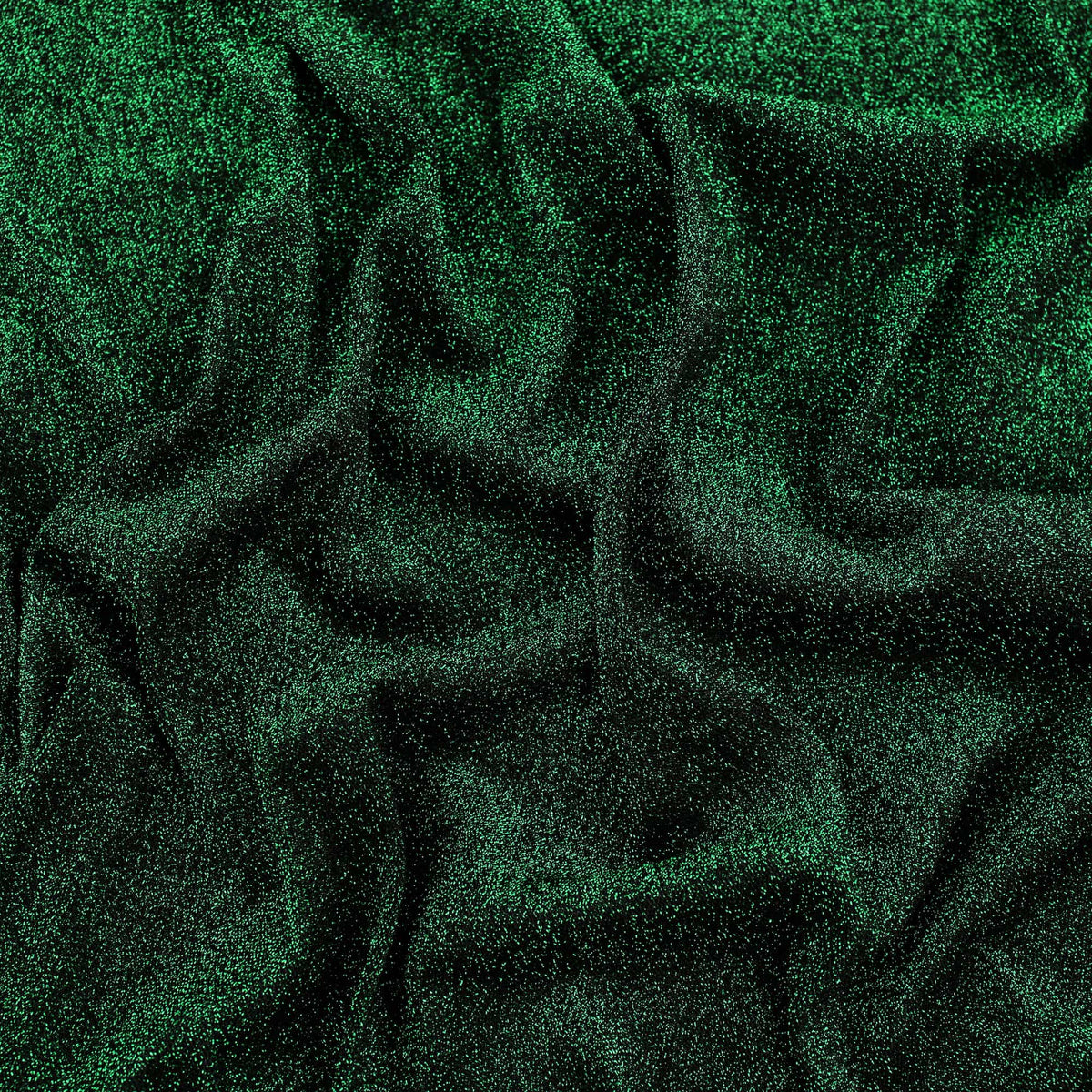 sparkling glitter stretch lurex jersey dressmaking women fabric Green