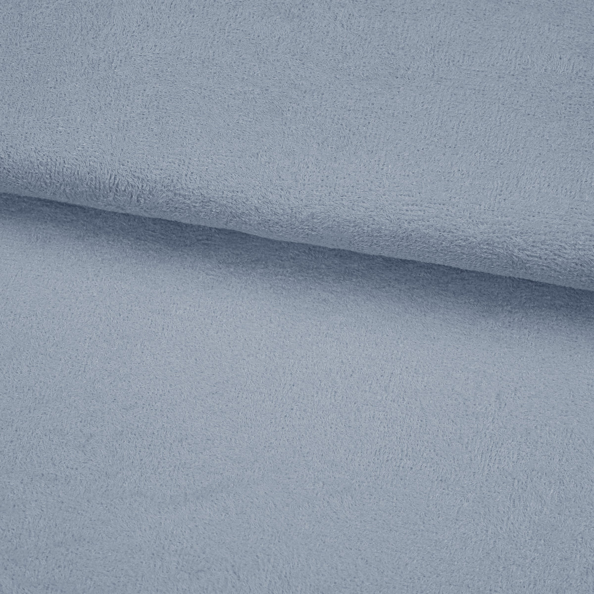 Bamboo Terry Towelling  - Dusty Blue