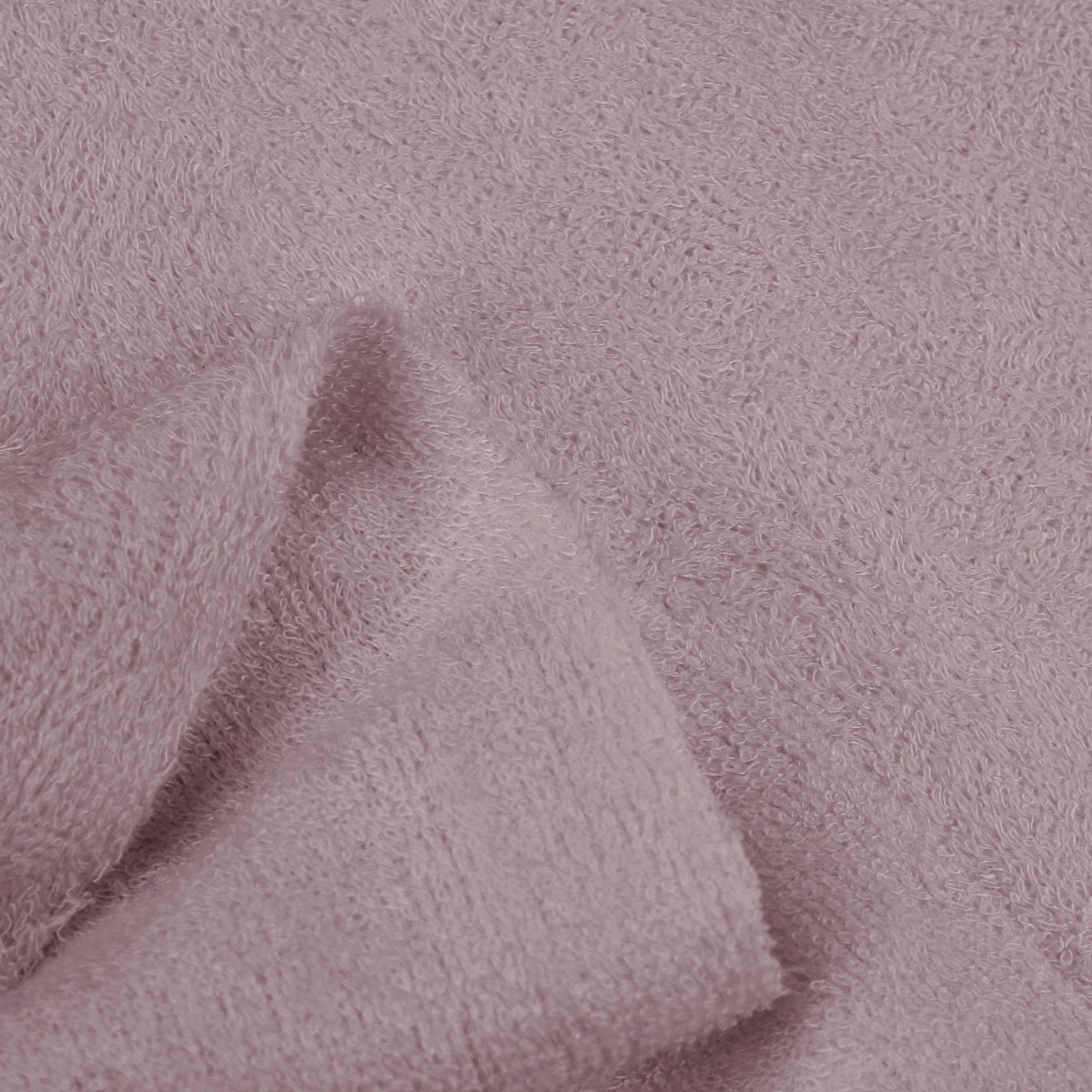 Bamboo Terry Towelling  - Dusty Pink