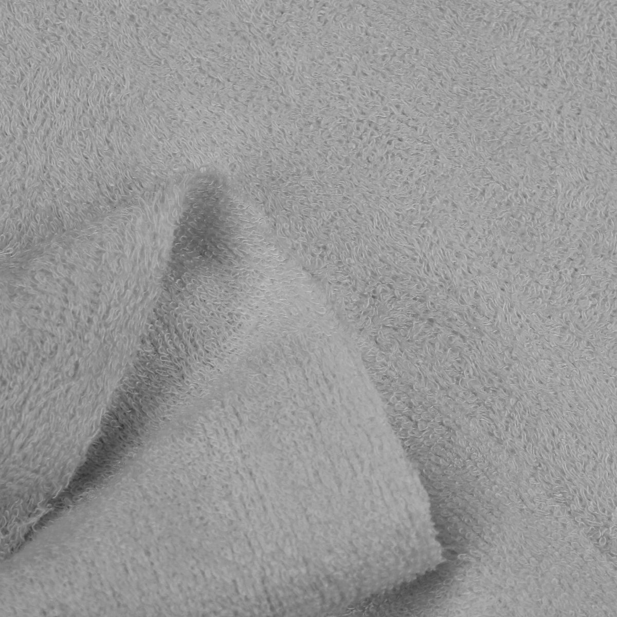 Bamboo Terry Towelling  - Silver