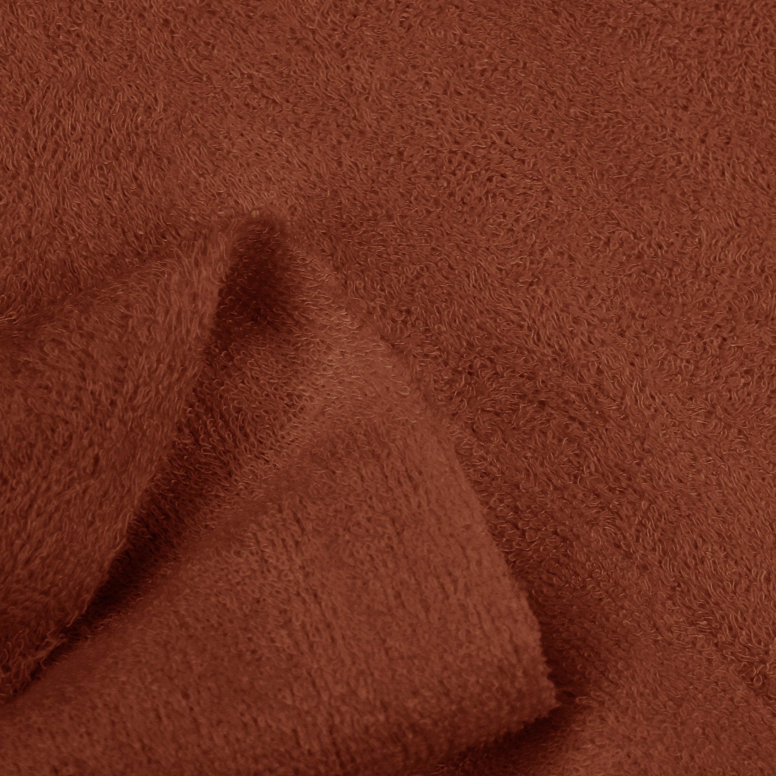 Bamboo Terry Towelling - Terracotta – Lullabee Fabrics