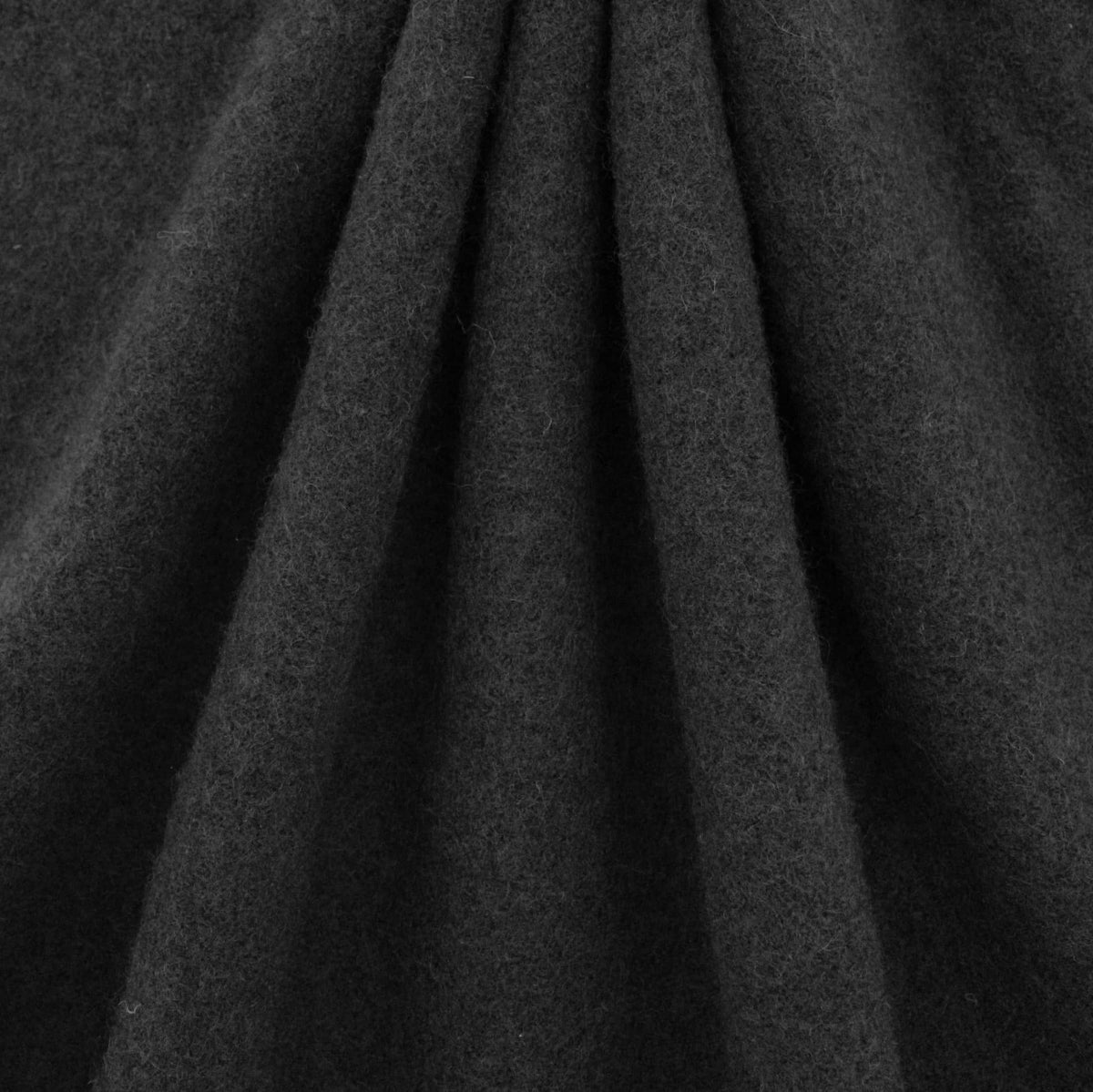 soft boiled pure wool in black