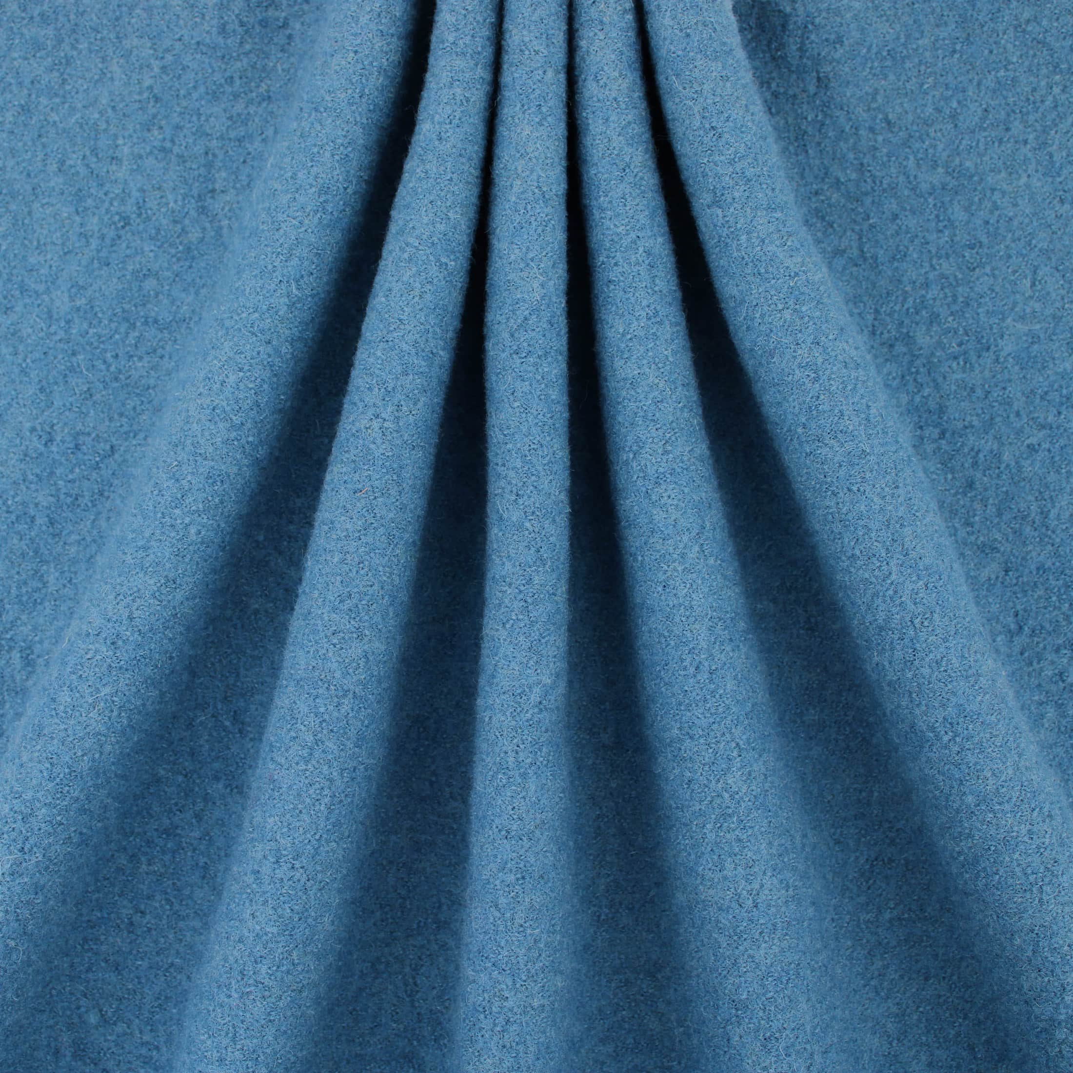 Pure Boiled Wool - Dusty Blue – Lullabee Fabrics