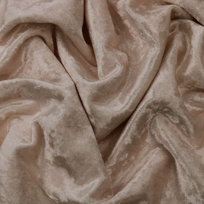 Crinkled Velvet Soft Medium weight in sand dune