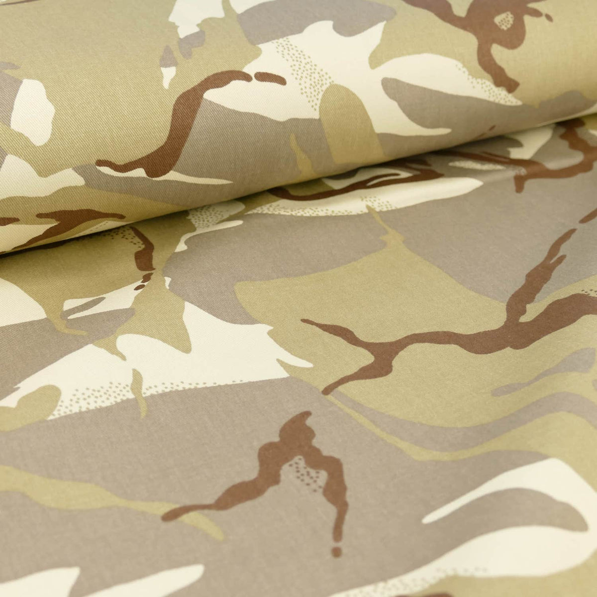 Camouflage Cotton Drill - Desert