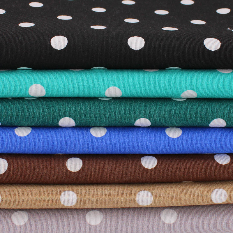 polka dot coated cotton in sand