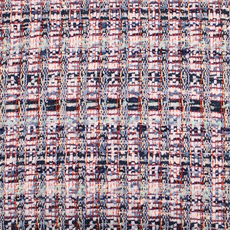 Designer-Style Tweed Coating Boucle - Denim – Lullabee Fabrics