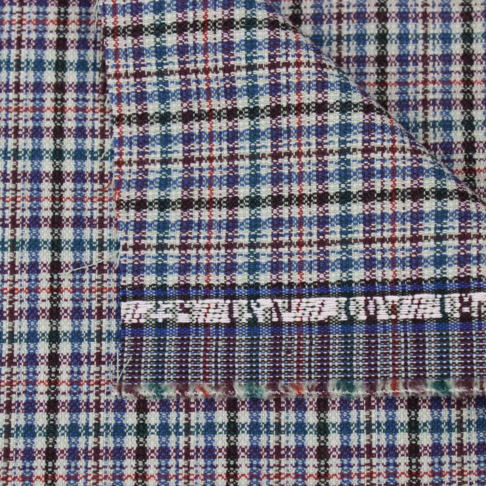 Checked Tartan Soft Wool Blend - Blue – Lullabee Fabrics