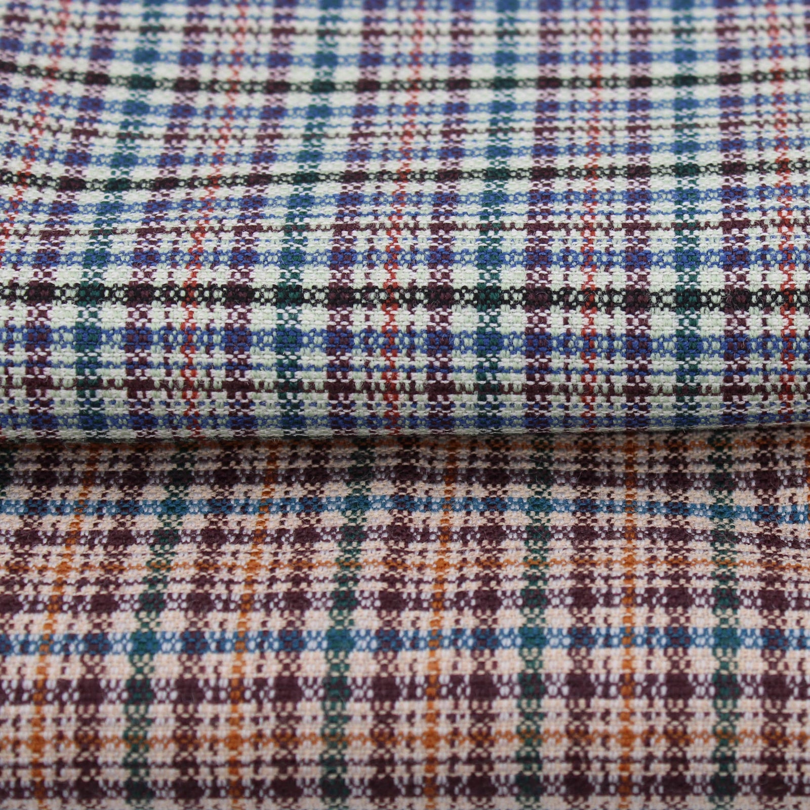 Checked Tartan Soft Wool Blend - Blue – Lullabee Fabrics