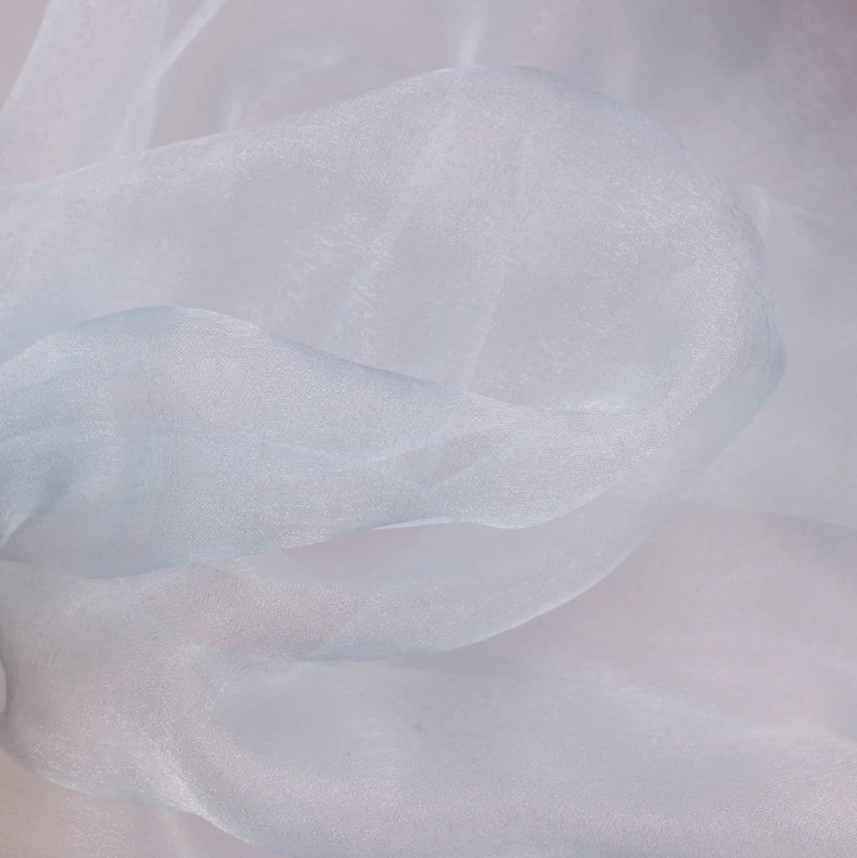 shimmery lightweight see through chinese organza fabric Turquoise