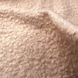 soft sheep wool look boucle furnishing dressmaking fabric York Stone