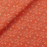 soft pure organic cotton dressmaking women kids fabric Rust