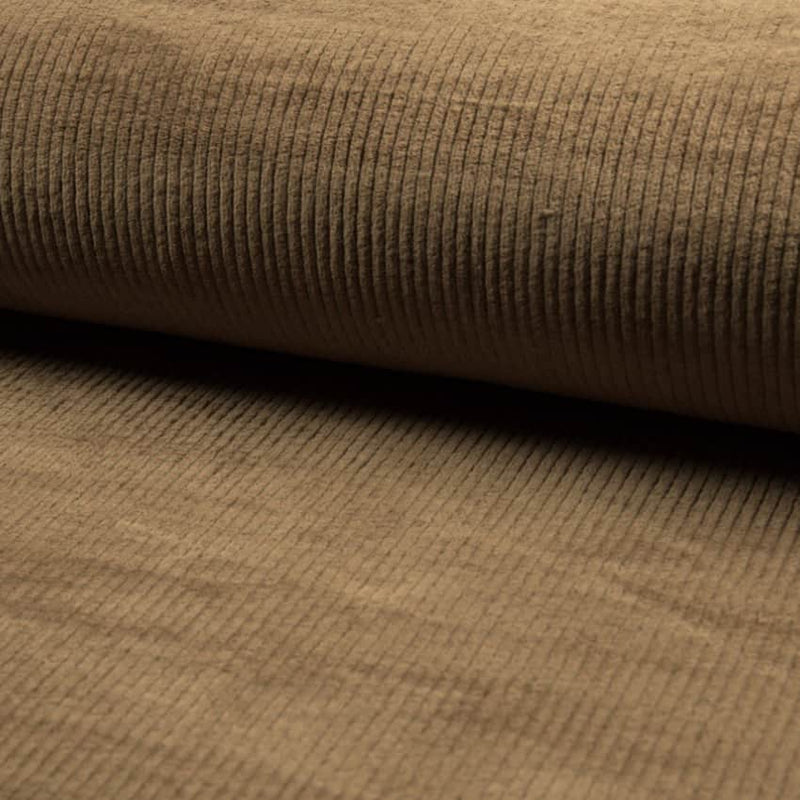 100% cotton soft corduroy kids sewing fabric Cedar Brown