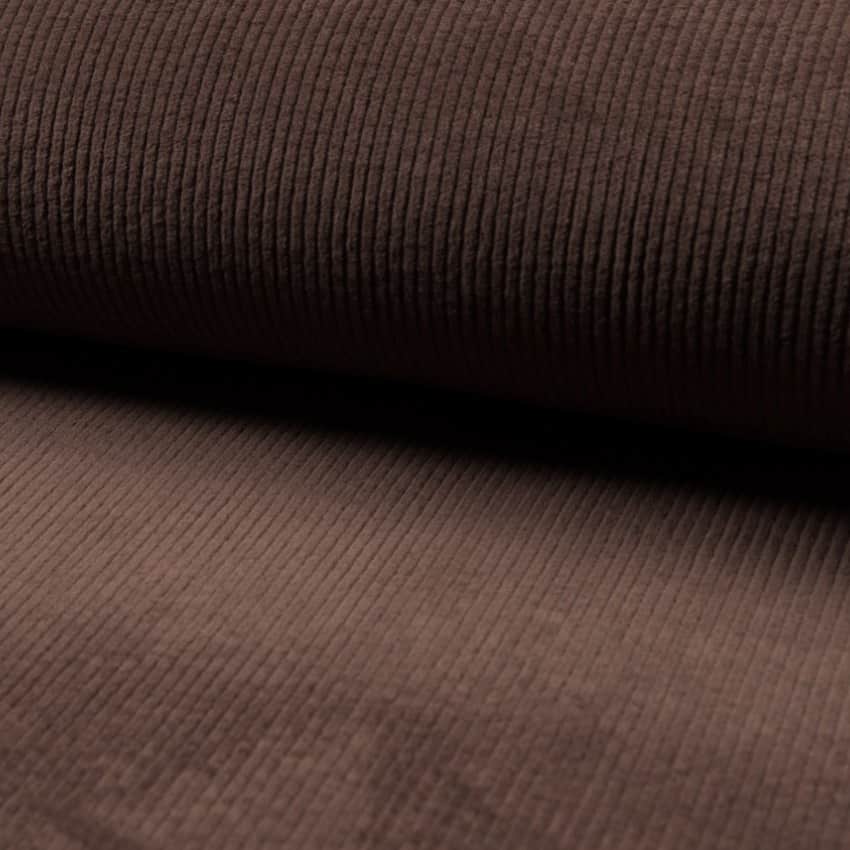 100% cotton soft corduroy kids sewing fabric Dark Brown