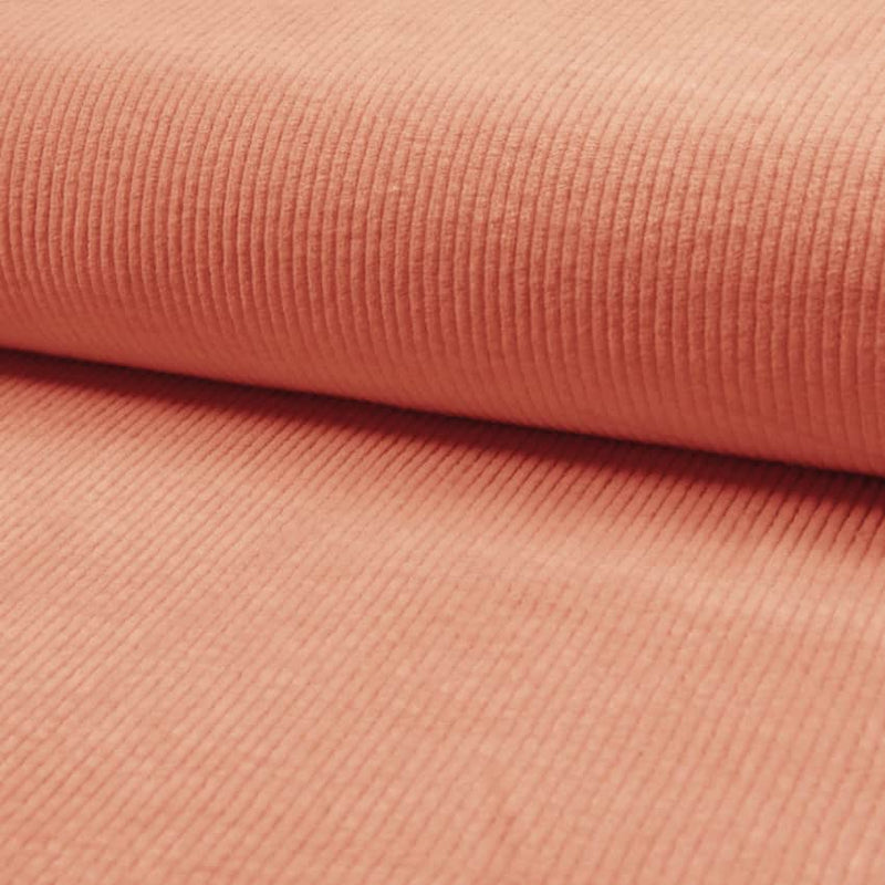 100% cotton soft corduroy kids sewing fabric Salmon