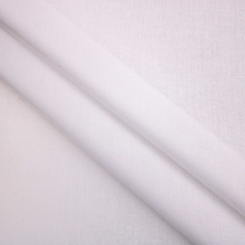 Order White Cotton Fusible Interlining Fabric - Lullabee Fabrics