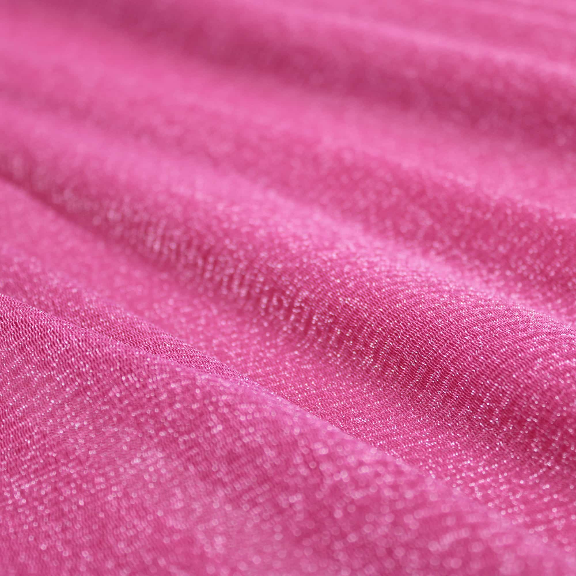 Crinkled Lurex Nylon Mesh - Pink – Lullabee Fabrics