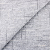 Smooth upholstery furnishing chenille fabric in criss cross pattern Light Grey