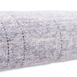 Smooth upholstery furnishing chenille fabric in criss cross pattern Light Grey