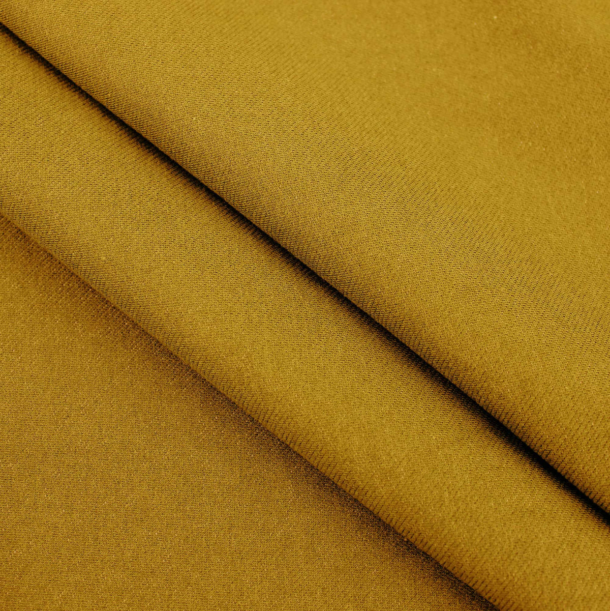 Soft stretch cotton knit dressmaking women men children craft fabric Ochre