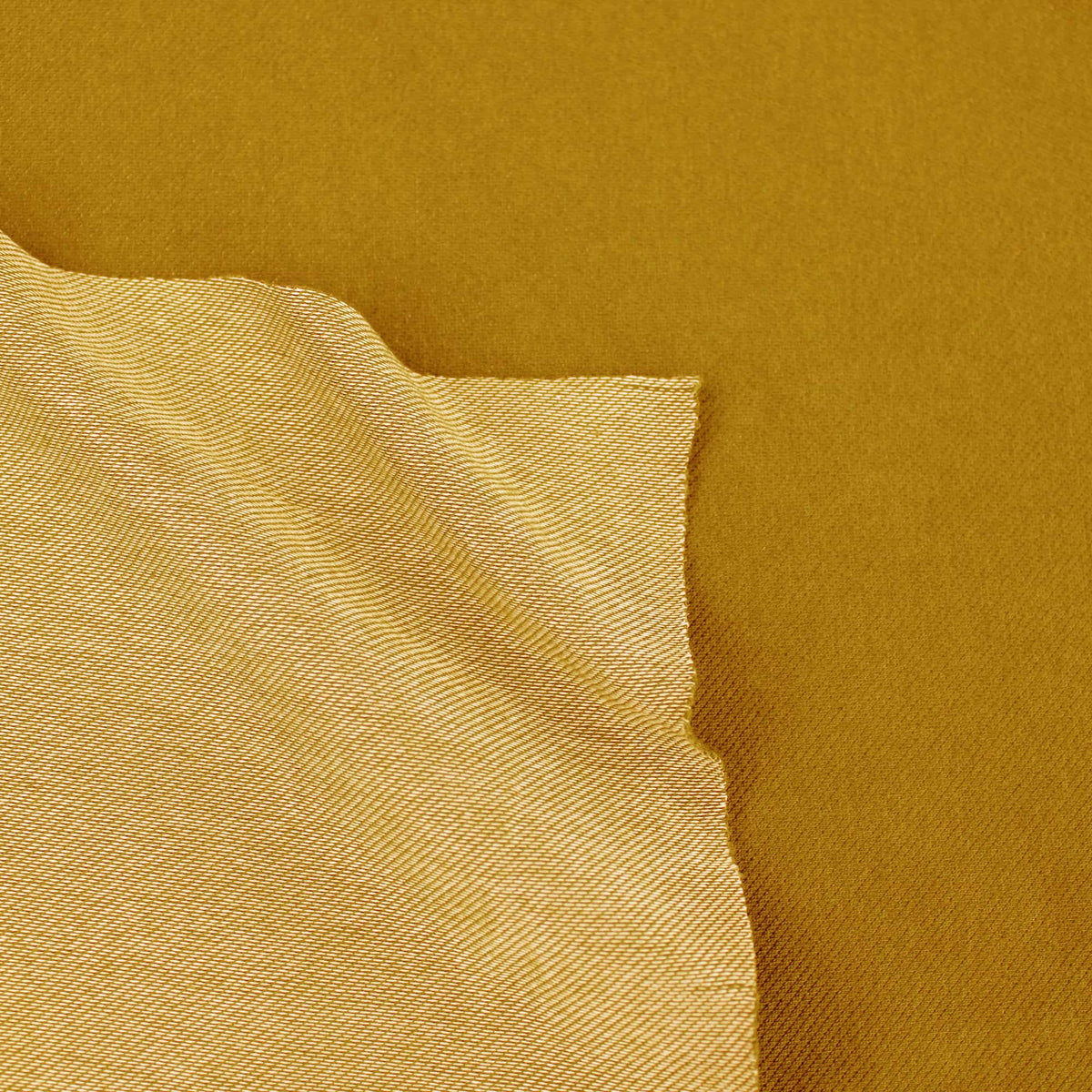 Soft stretch cotton knit dressmaking women men children craft fabric Ochre