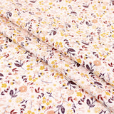 Ditsy Flowers Organic Cotton Poplin Floral Pattern Dressmaking Fabric Quilting Women Kids Lightweight Material Soft Sustainable GOTS Autumn