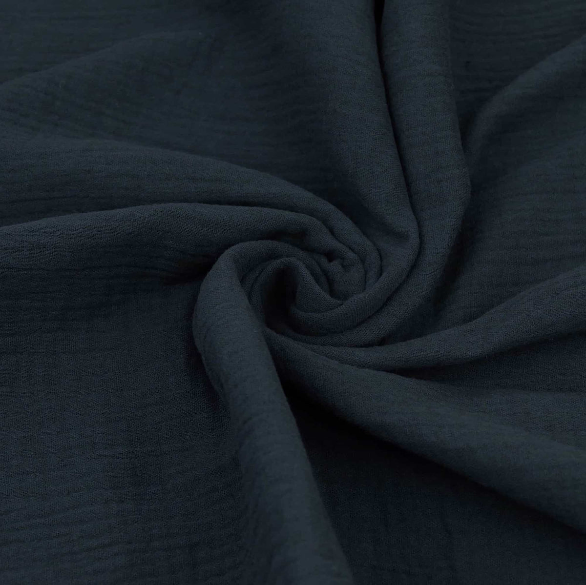 Double Gauze Plain Pure Cotton - Charcoal