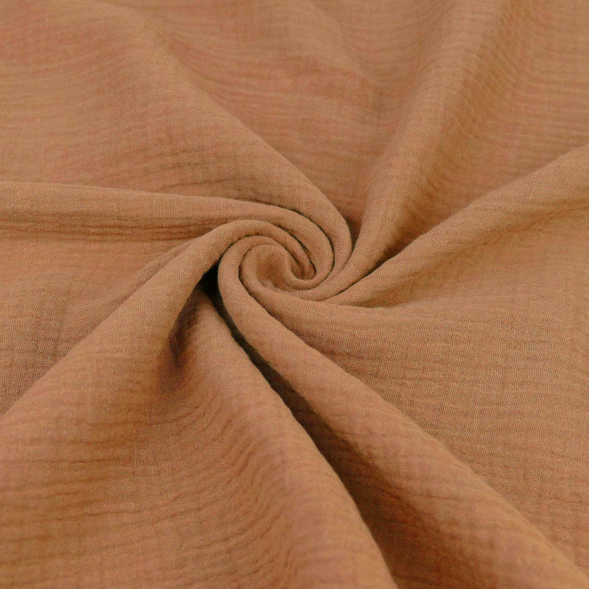 Double Gauze Plain Pure Cotton - Clay