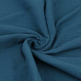 Double Gauze Plain Pure Cotton - Denim