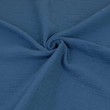 Double Gauze Plain Pure Cotton - French Navy