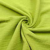 Double Gauze Plain Pure Cotton - Green Sheen