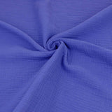 Double Gauze Plain Pure Cotton - Indigo