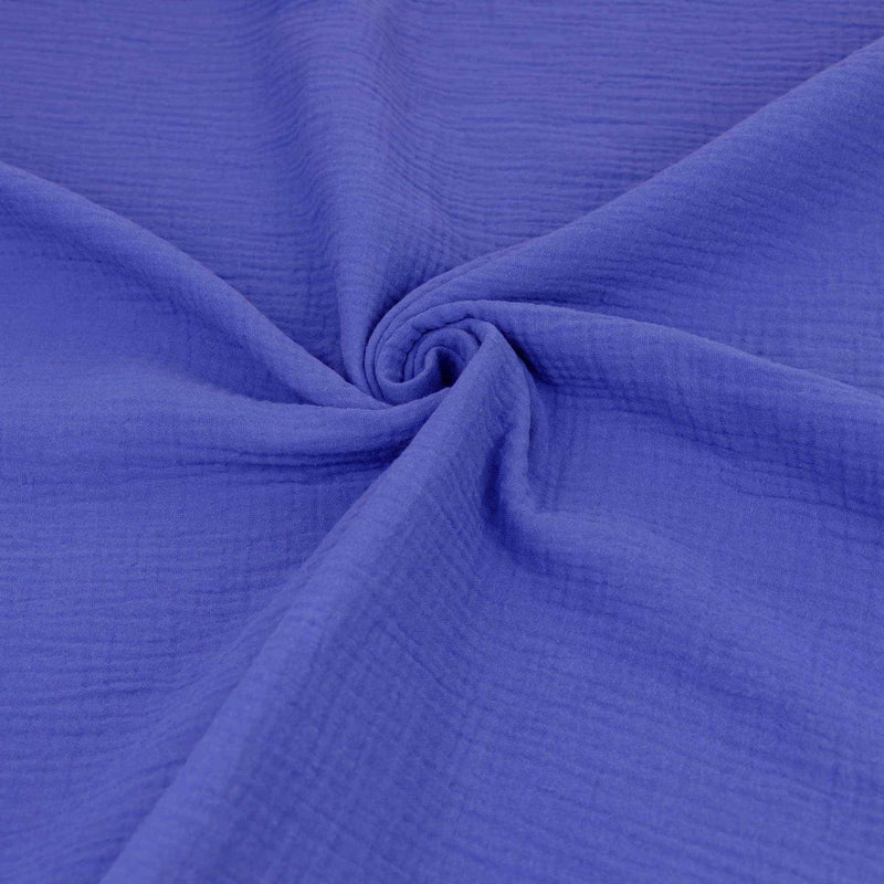 Double Gauze Plain Pure Cotton - Indigo