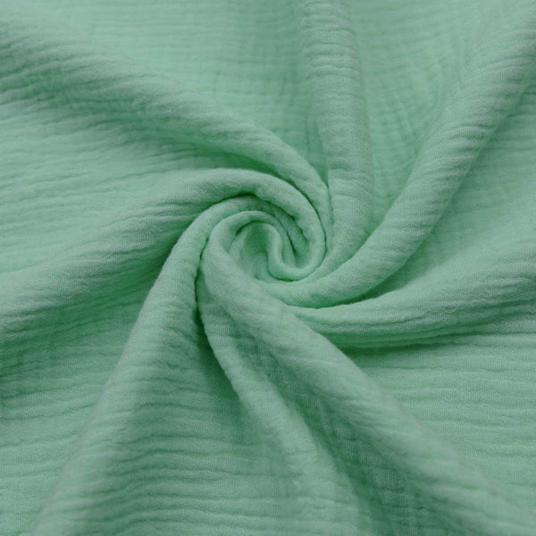 Double Gauze Plain Pure Cotton - Mint