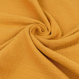 Double Gauze Plain Pure Cotton - Mustard