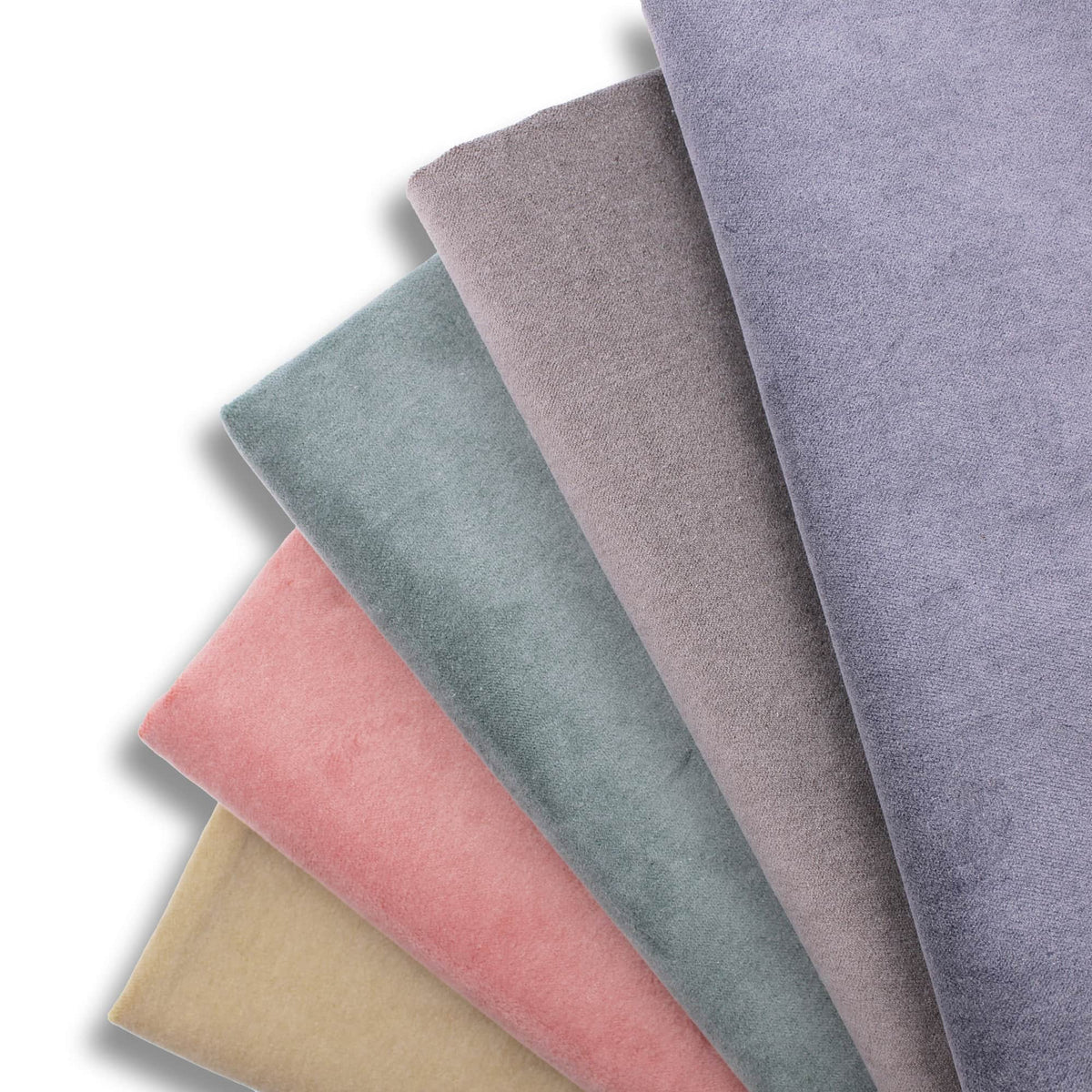 smooth soft heavyweight upholstery velvet fabric Honey