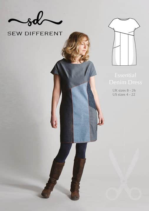 Best Denim Dress Sewing Pattern Fabric