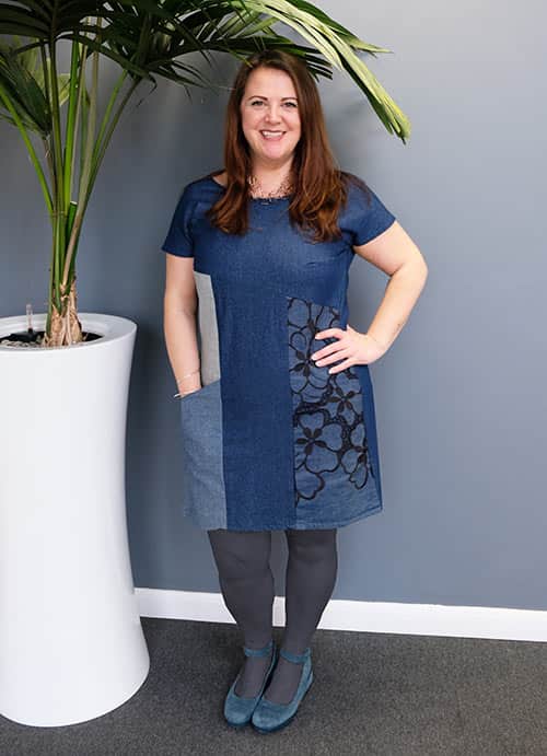 Best Denim Dress Sewing Pattern Fabric