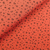 soft muslin pure cotton double gauze dressmaking fabric Animal Rust