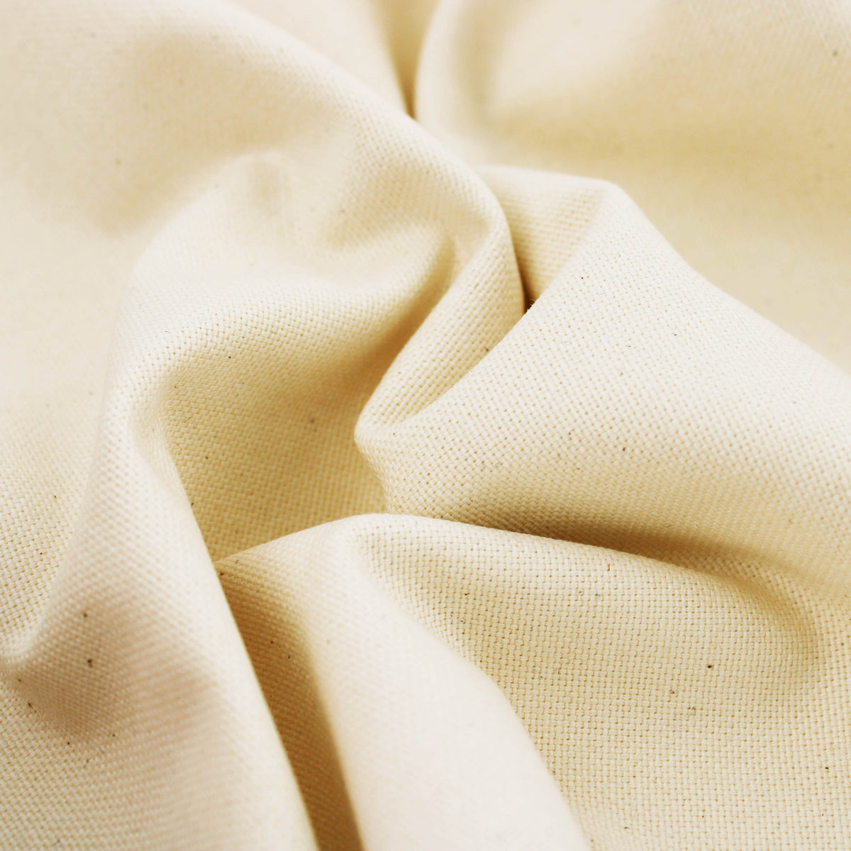 durable pure cotton canvas craft sewing fabric Cream