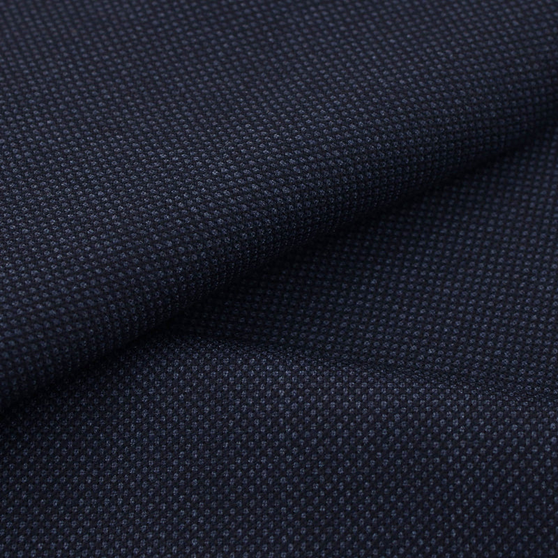 designer tailoring suiting pure cotton men fabric Navy