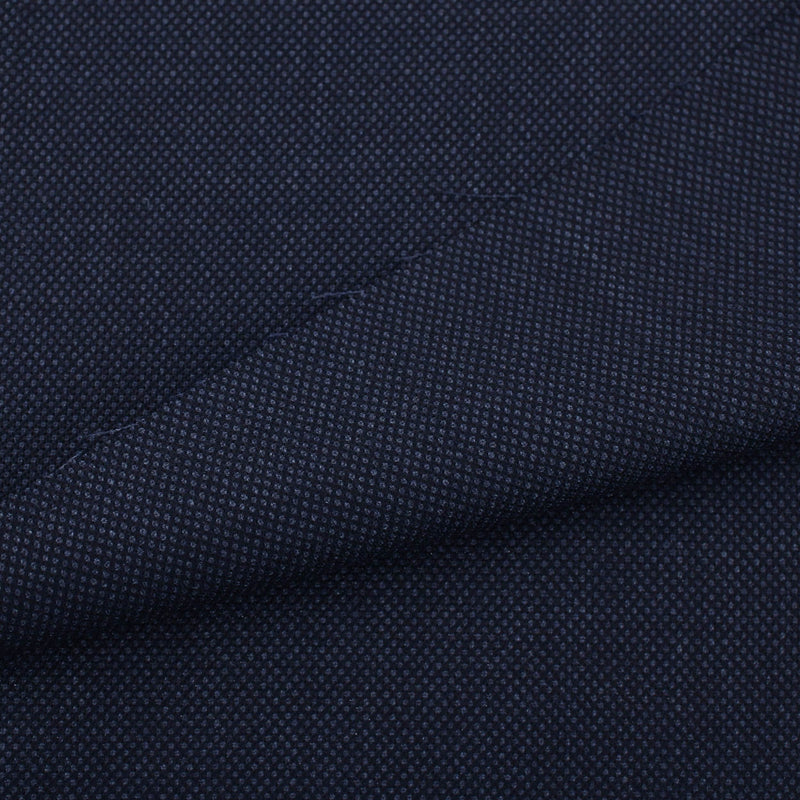 designer tailoring suiting pure cotton men fabric Navy